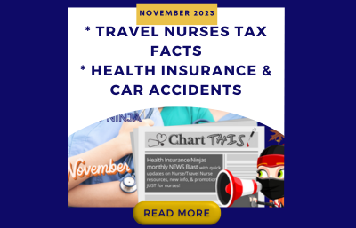 Nov 2023 Newsletter: Travel Nurses Tax Facts